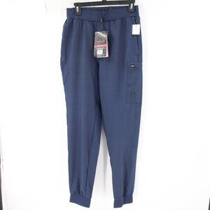 NWT Spyder pants mens small L30 Active Quick Dry Joggers Stretch blue pockets